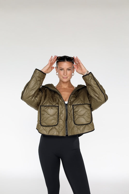 martini quilted jacket