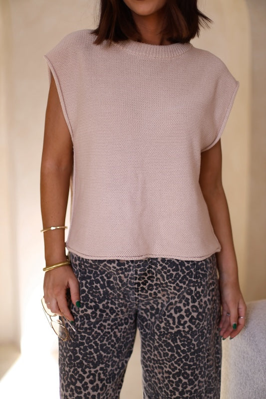 alaine sleeveless sweater