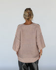 easy street sweater // mauve