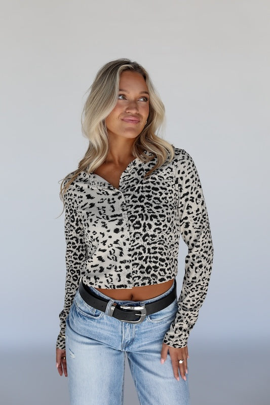 nellie animal print top