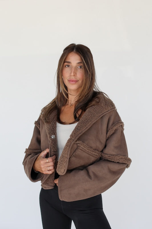 espresso reversible jacket