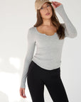 cozy core henley