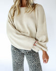 hailee sweater // oatmeal