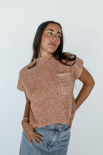 golden hour knit top