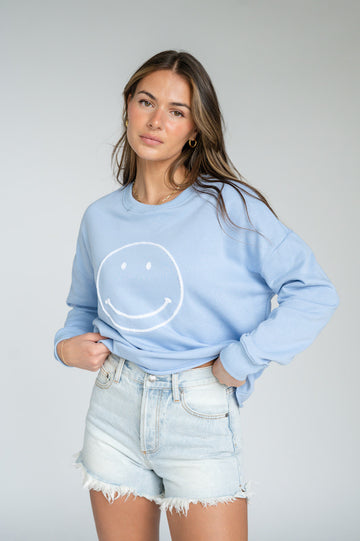 happy girl sweatshirt