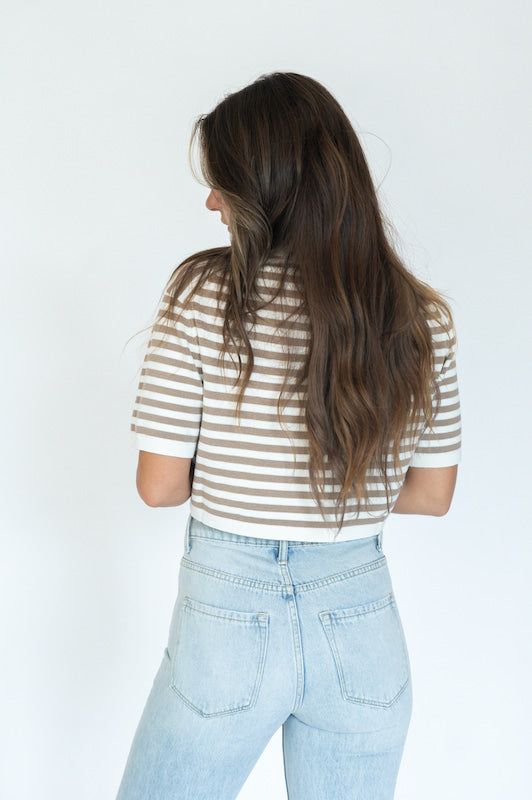 happy hour stripe top