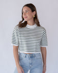 happy hour top // green