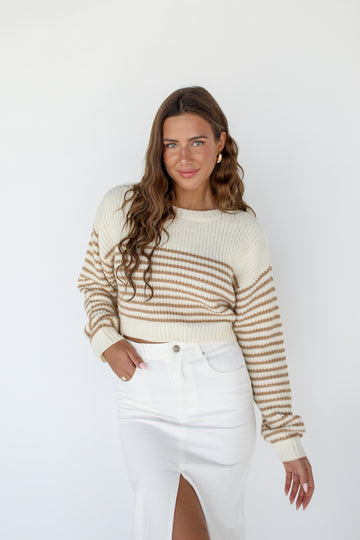 highlight knit sweater