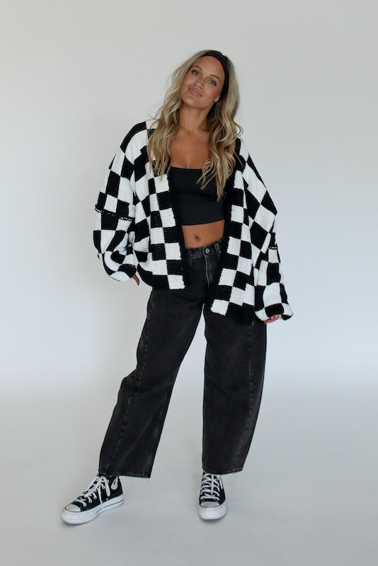 racetrack cardigan