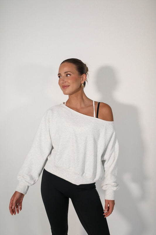 jet setter cropped sweatshirt