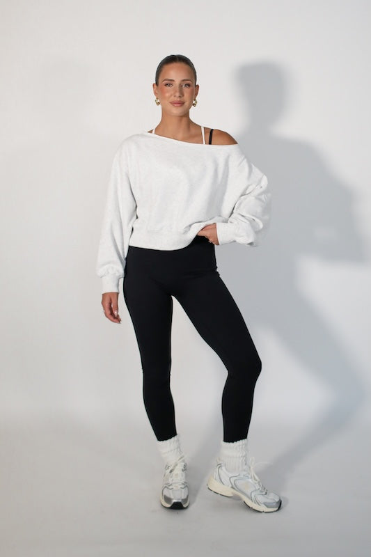 jet setter cropped sweatshirt