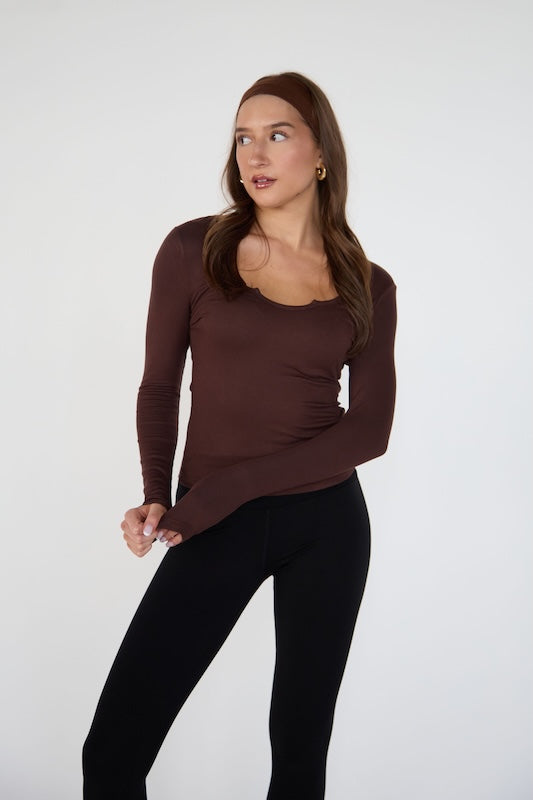 cozy core henley