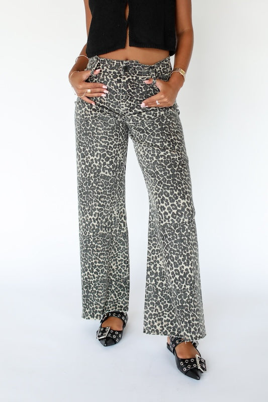 wild one leopard jeans