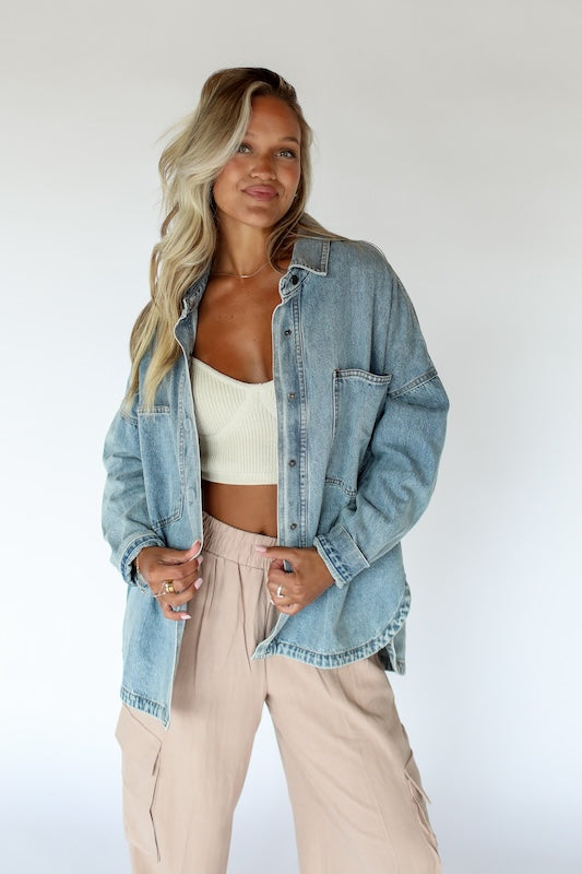 just a dream denim jacket *pre-order*