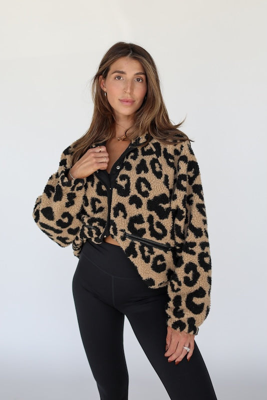 roar leopard sherpa