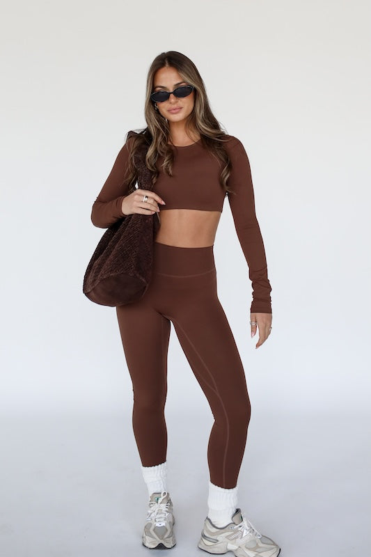 sculpt long-sleeve top