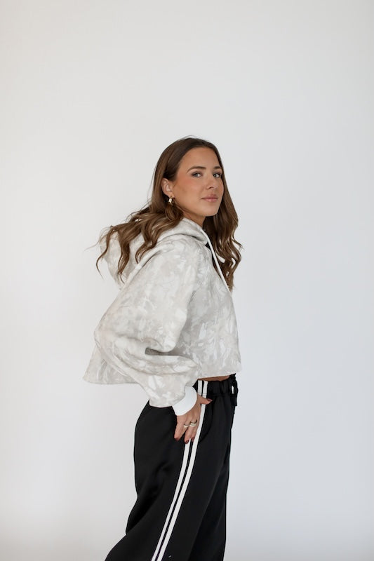 forest cropped hoodie