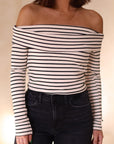 audrey striped top