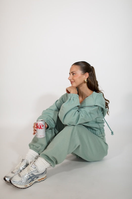 super crop terry jacket