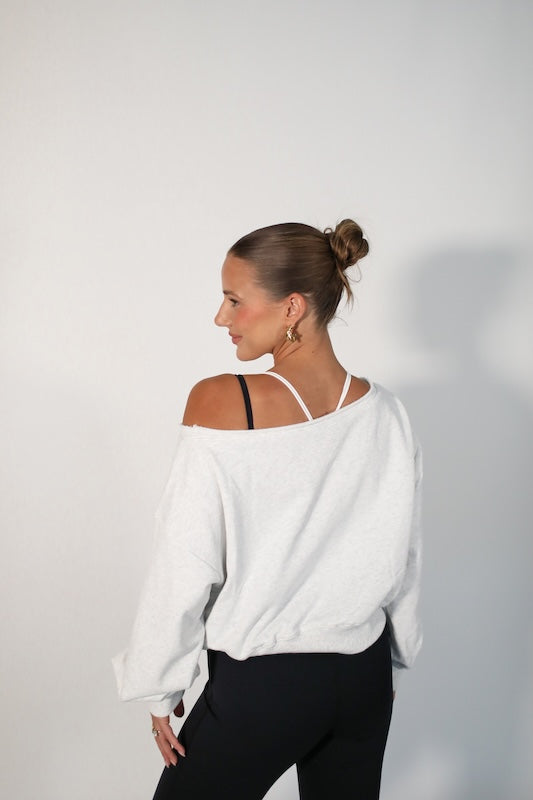 jet setter cropped sweatshirt