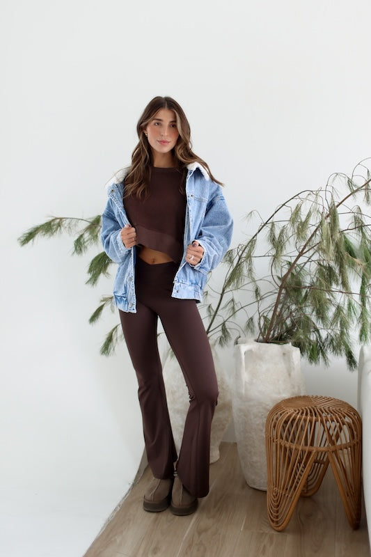 weekender waffle top