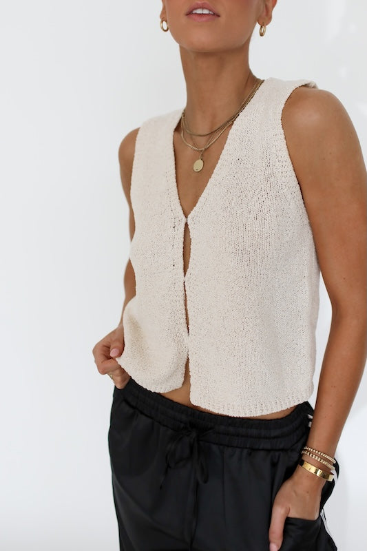 kaia knit vest