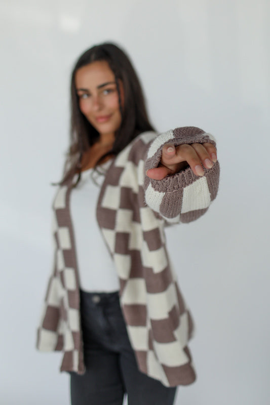 coco latte cardigan