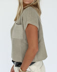 olive you knit top