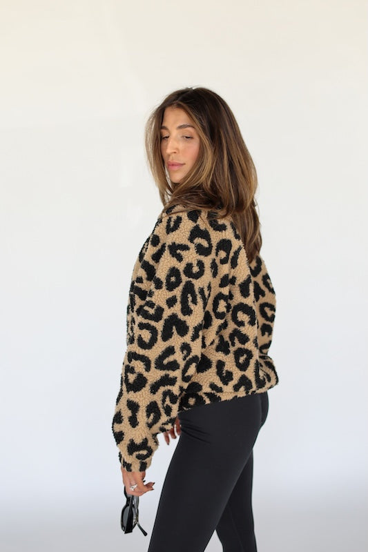 roar leopard sherpa