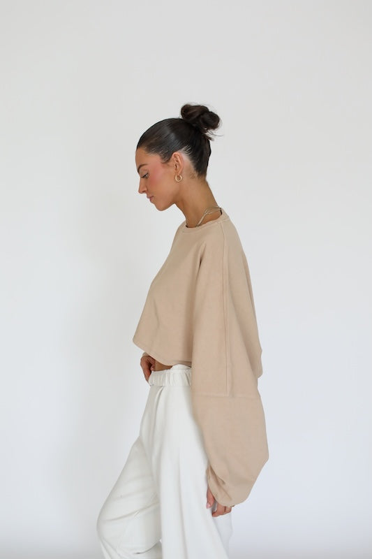 after hours slouchy top