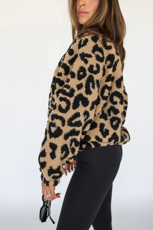 roar leopard sherpa