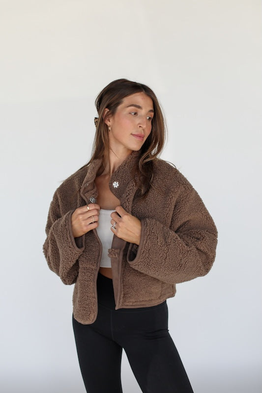 espresso reversible jacket