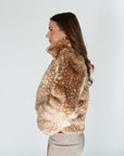 fawn fur coat