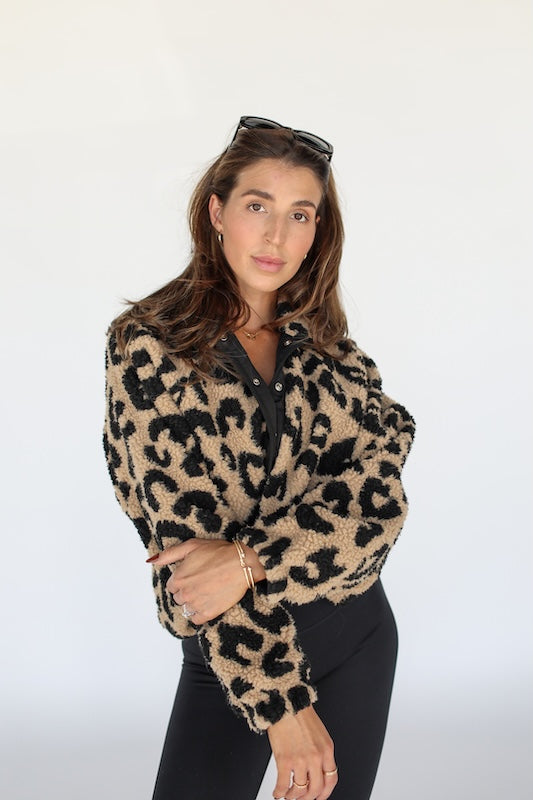 roar leopard sherpa