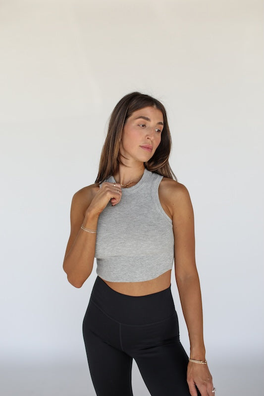 classic racer crop top