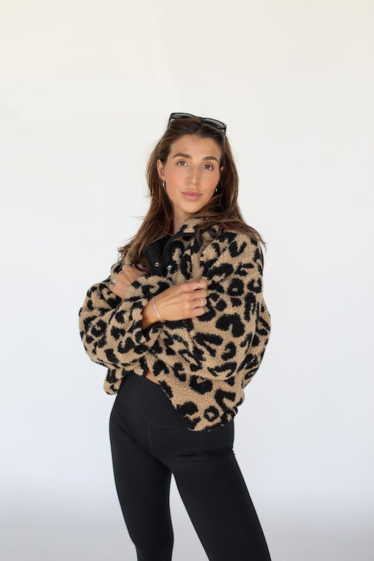 roar leopard sherpa