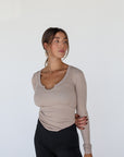 cozy core henley
