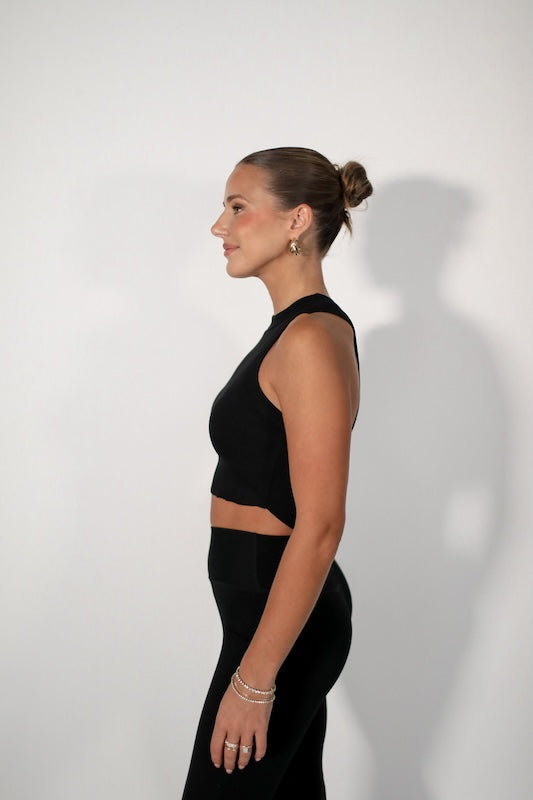 classic racer crop top