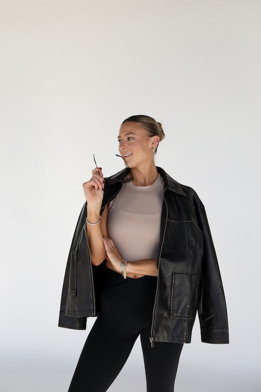 classic racer crop top