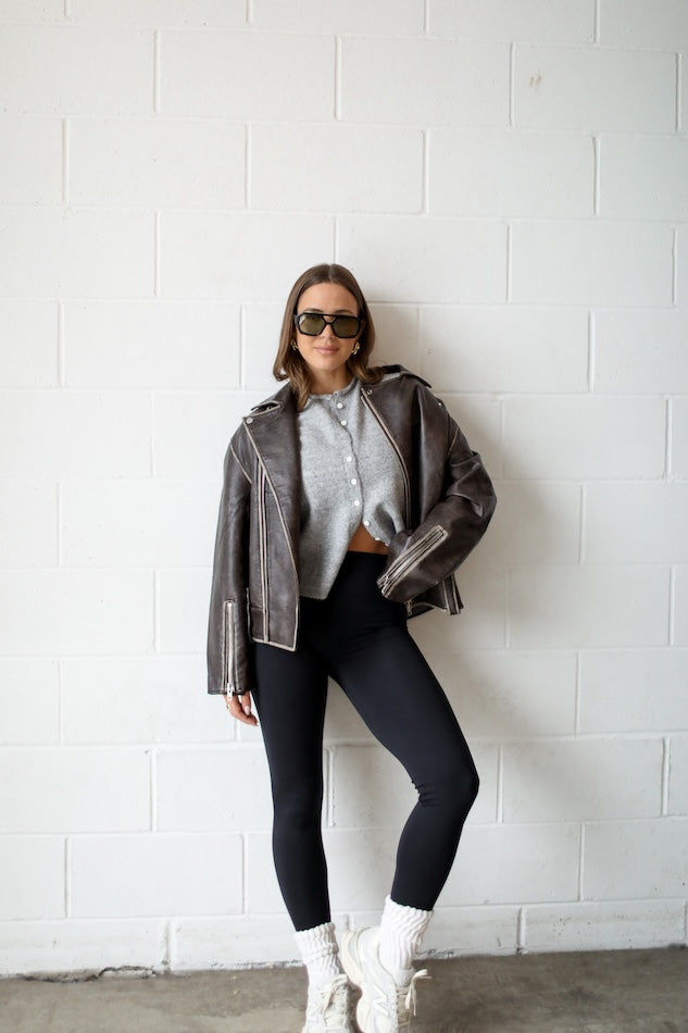 estate short sleeve cardigan