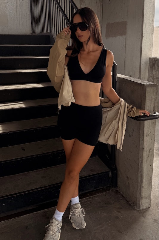sleek bra top