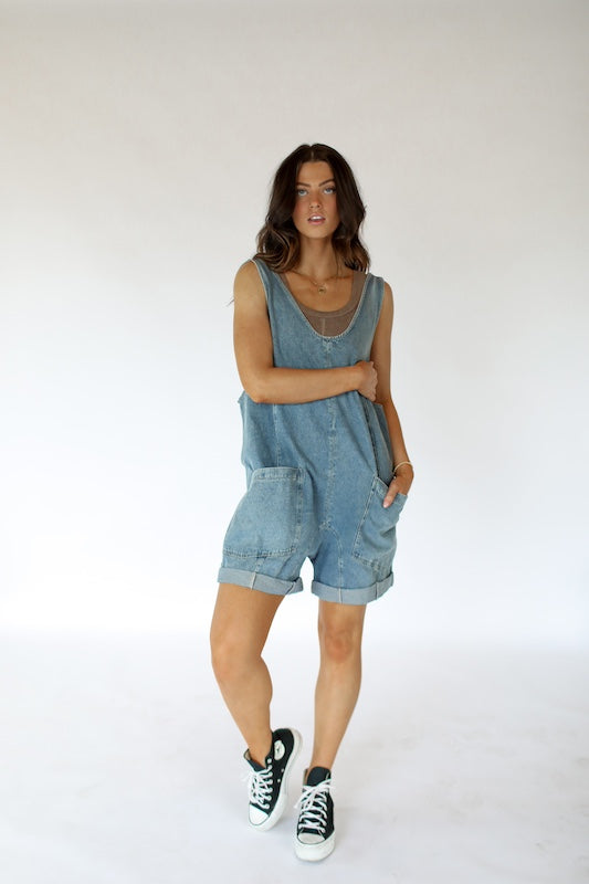 maxwell overall romper