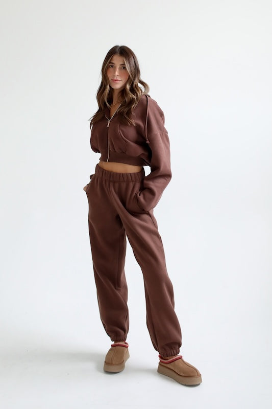 everyday uniform zip-up