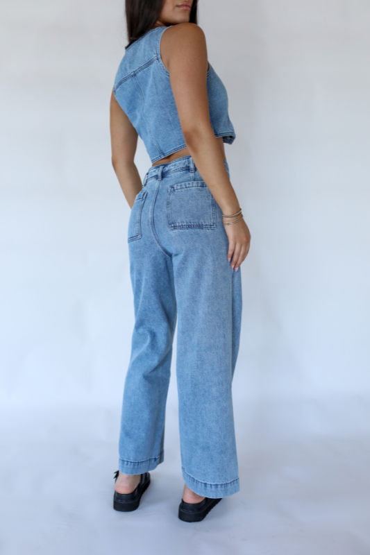 nash denim set