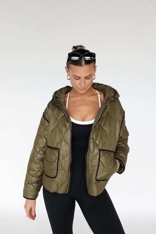 martini quilted jacket