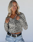 nellie animal print top