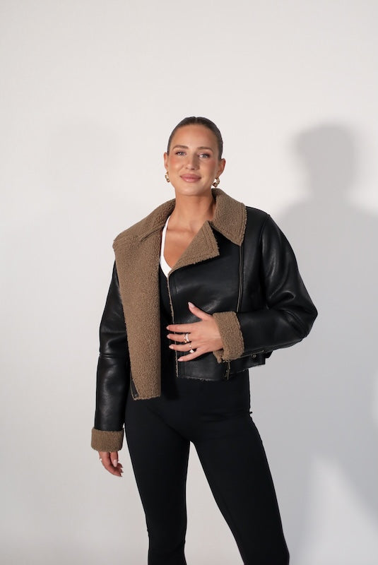 it girl biker jacket