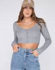 bayside cropped cardigan