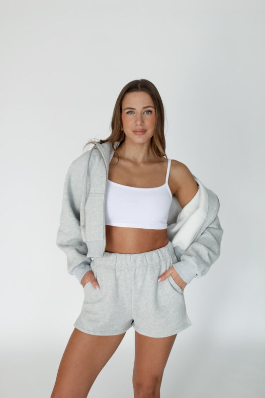 everyday uniform zip-up