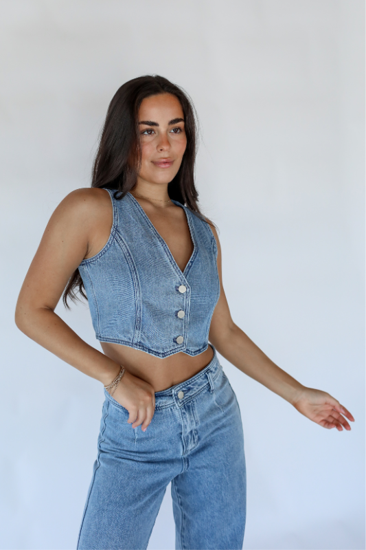 nash denim set